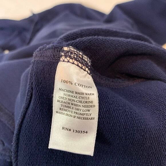 TNH Threads & Heirs blue collared quarter button pullover lightweight sweater - Picture 9 of 11